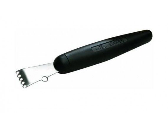 Профессиональный поварской нож для карвинга -декоратор для цедры двойной, нержавеющая сталь, Matfer. (120910)