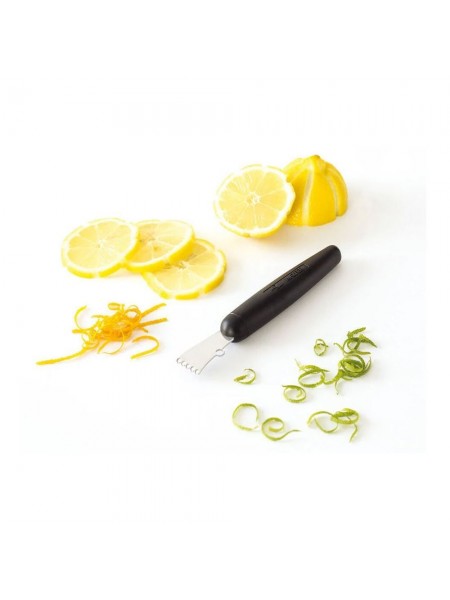 Профессиональный поварской нож для карвинга -декоратор для цедры двойной, нержавеющая сталь, Matfer. (120910)