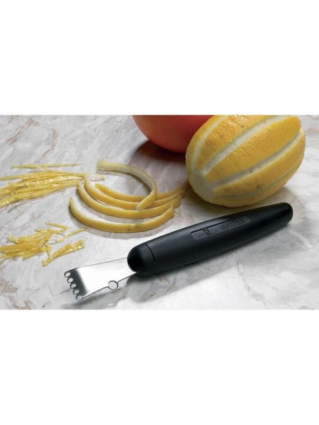 Профессиональный поварской нож для карвинга -декоратор для цедры двойной, нержавеющая сталь, Matfer. (120910)