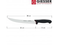 Нож обвалочный профессиональный, 25 см, для обвалки и разделки мяса, ручка PrimeLine, Giesser. (12200 25)