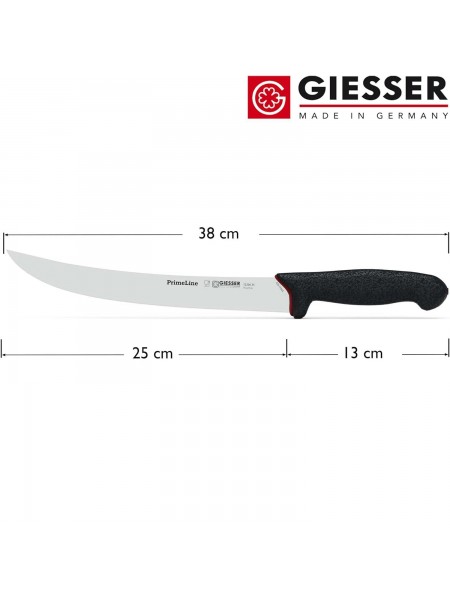 Нож обвалочный профессиональный, 25 см, для обвалки и разделки мяса, ручка PrimeLine, Giesser. (12200 25)