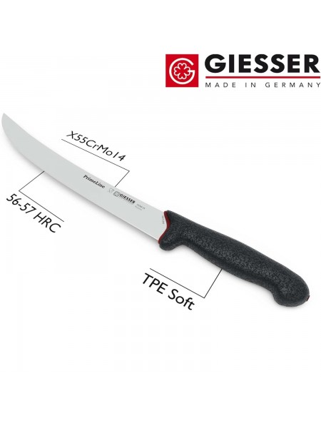 Нож обвалочный профессиональный, 25 см, для обвалки и разделки мяса, ручка PrimeLine, Giesser. (12200 25)