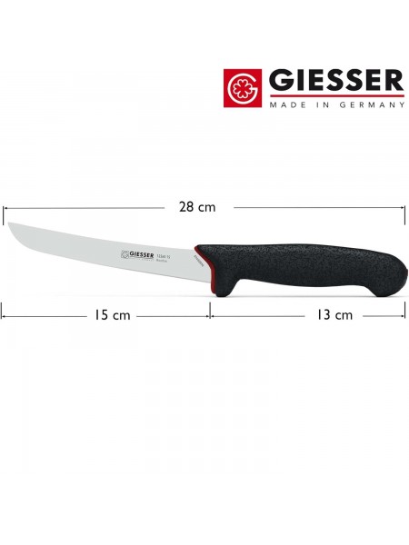 Нож обвалочный профессиональный 15 см, для обвалки и разделки мяса, ручка PrimeLine, Giesser. (12260 15)