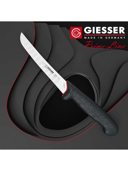 Нож обвалочный профессиональный, 15 см, для обвалки и разделки мяса, лезвие с желобками, ручка PrimeLine, Giesser. (12260 wwl 15)