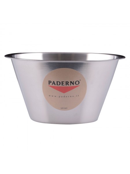 Миска коническая, 40х15 см, 14 л, нержавеющая сталь, Paderno. (12582-40)