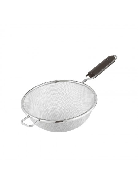 Сито кухонное для просеивания муки, нержавеющая сталь, D-12 см, ручка 16 см, Paderno. (12622-12)