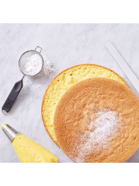 Сито кухонное поварское для просеивания муки, нержавеющая сталь, D-26 см, ручка 27 см, Paderno. (12622-26)