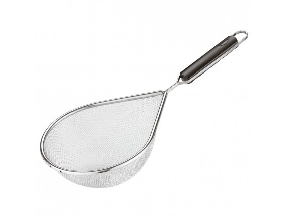 Сито поварское для процеживания, нержавеющая сталь, D-22х18см, пластиковая ручка 19 см, Paderno. (12630-22)