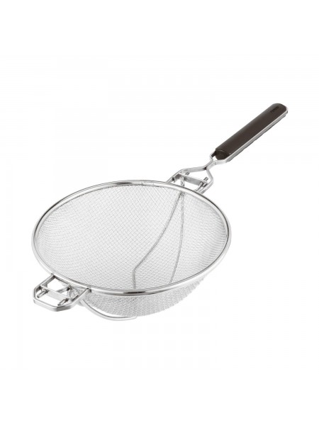 Сито кухонное большое с поддержкой, D-35 см, ручка 44 см, нержавеющая сталь, Paderno. (12635-35)