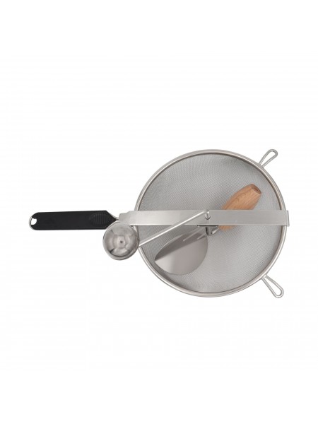 Сито протирочное для овощей, пюре, D-20 см, нержавеющая сталь, Paderno. (12638-20)