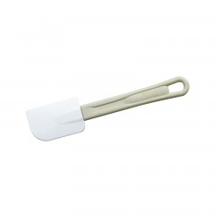 Лопатка кухонная, силиконовая, рабочая поверхность 8.5х5 см, общая L=25см, выдерживает +220C, пластиковая ручка, Paderno. (12915-25)