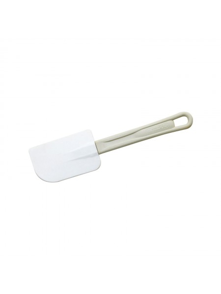 Лопатка кухонная, силиконовая, рабочая поверхность 11,5х7 см, общая L-28 см, выдерживает +220C, пластиковая ручка, Paderno. (12915-26)