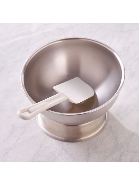 Лопатка кухонная, силиконовая, рабочая поверхность 11,5х7 см, общая L-28 см, выдерживает +220C, пластиковая ручка, Paderno. (12915-26)