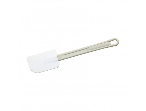 Лопатка кухонная, силиконовая, рабочая поверхность 10х6.5 см, общая L=35см, выдерживает +220C, пластиковая ручка, Paderno. (12915-35)