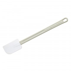 Лопатка кухонная, силиконовая, рабочая поверхность 11.5х7 см, общая L=46см, выдерживает +220C, пластиковая ручка, Paderno. (12915-45)
