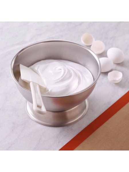 Лопатка кухонная, силиконовая, рабочая поверхность 11.5х7 см, общая L-46 см, выдерживает +220C, пластиковая ручка, Paderno. (12915-45)