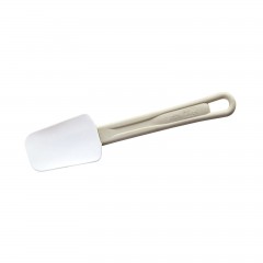 Лопатка кухонная, силиконовая, рабочая поверхность 9х5,5 см, общая L=25см, выдерживает +220C, пластиковая ручка, Paderno. (12916-25)