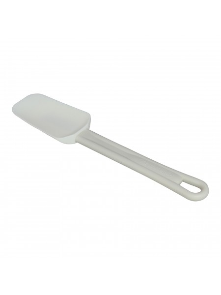 Лопатка кухонная, силиконовая, рабочая поверхность 9х5,5 см, общая L=25см, выдерживает +220C, пластиковая ручка, Paderno. (12916-25)