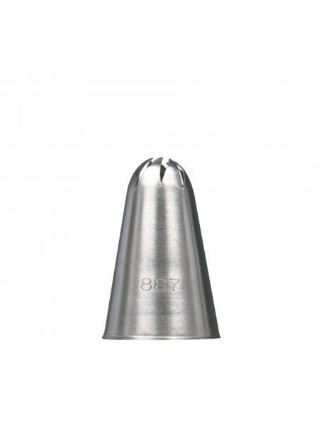 Насадка кондитерская, закрытая роза, 6 мм, нерж.сталь, Sam Un. (13-0112)