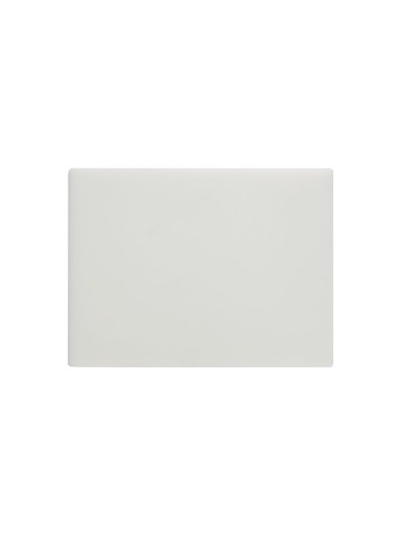 Белая кухонная разделочная доска профессиональная, 40х30х1,5 см, полипропилен, Matfer. (130044)