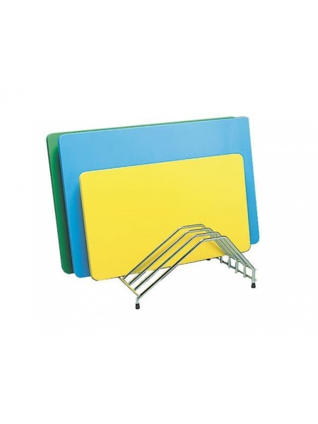 Подставка для 6 разделочных досок настольная, нержавеющая сталь, Matfer. (139002)