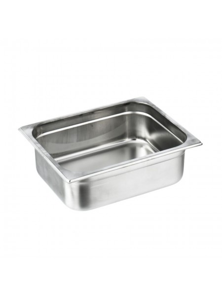 Гастроемкость 1/2-100 (32х26х10 см) 6,5 л, нержавеющая сталь, Paderno. (14105-10)