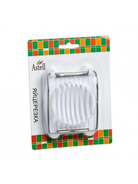 Яйцерезка ломтиками, 10х7,5 см, нерж.сталь, пластик, Astell. (15-001416)