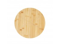 Сервировочная доска для пиццы с разметкой, бамбук, D-33, толщина 2 cм, Катунь. (15-006792)