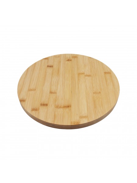 Сервировочная доска для пиццы с разметкой, бамбук, D-33, толщина 2 cм, Катунь. (15-006792)