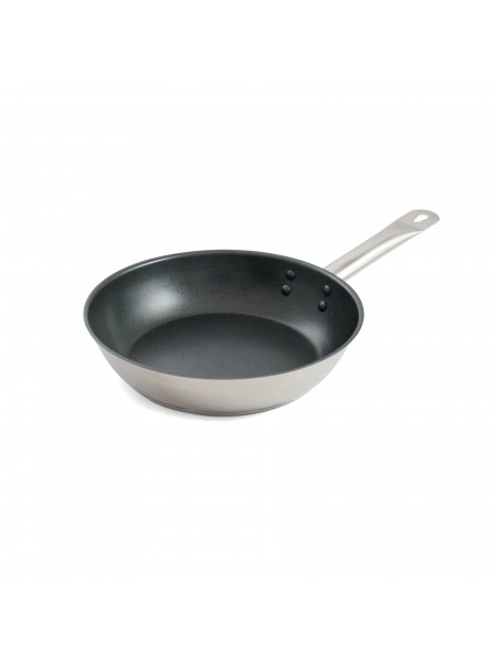 Сковорода, 24х5 см, нерж.сталь с антипригарным покрытием, Катунь. (15-010893)