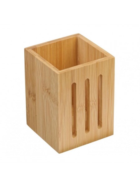 Органайзер кухонный, для столовых приборов, 10х10х13,5см, бамбук, Катунь. (15-012359)