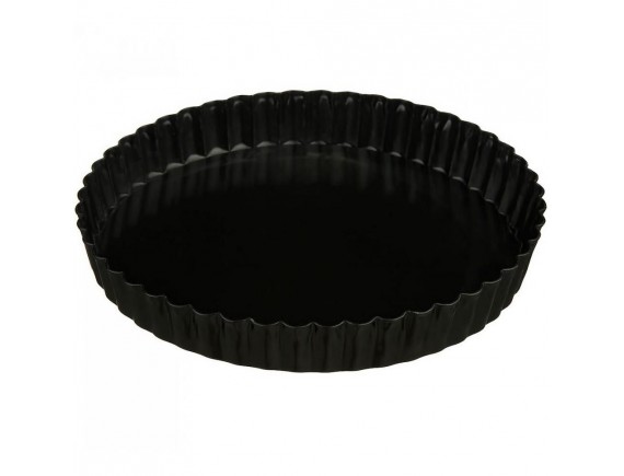 Кондитерская форма для выпечки со съемным дном, волнистый край, 24х3,5см, с антипригарным покрытием, Катунь. (15-015330)