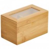 Коробка для чайных пакетиков, 14х8х8 см, бамбук, Катунь. (15-015886)