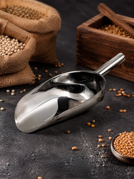 Совок для сыпучих продуктов 1 л, нержавеющая сталь, Astell. (15-017134)