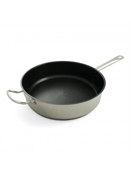 Сковорода глубокая, 32х8,5 см, нерж.сталь с антипригарным покрытием, Катунь. (15-018748)