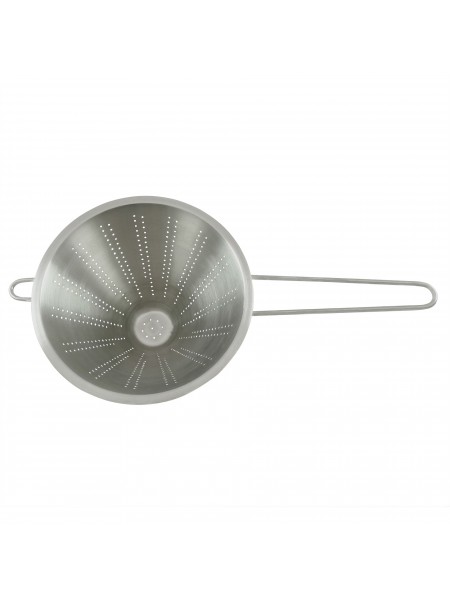 Дуршлаг конусный кухонный, с ручкой, D-18 см, нержавеющая сталь, Катунь. (15-020791)
