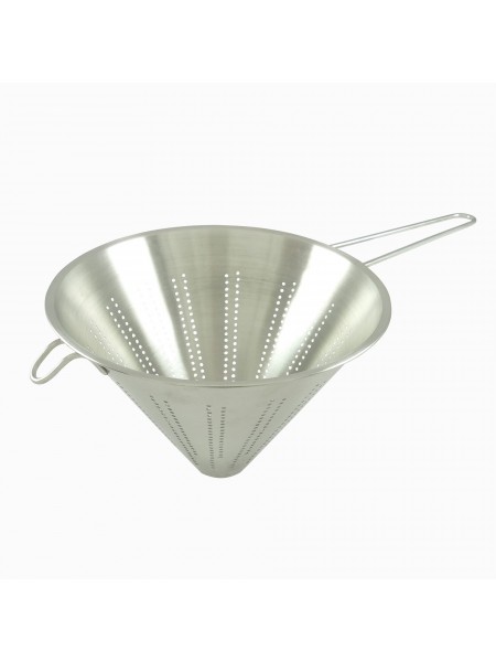 Дуршлаг конусный кухонный, с ручкой, D-22 см, нержавеющая сталь, Катунь. (15-020793)