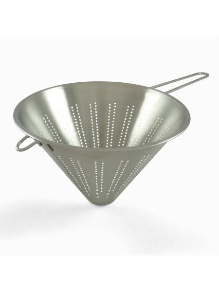 Дуршлаг конусный кухонный, с ручкой, D-26 см, нержавеющая сталь, Катунь. (15-020795)