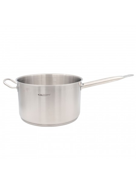 Сотейник 8 л, D-26 см, H-16 см, с крышкой, нержавеющая сталь, Катунь. (15-023675)