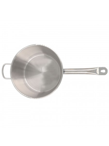 Сотейник 8 л, D-26 см, H-16 см, с крышкой, нержавеющая сталь, Катунь. (15-023675)