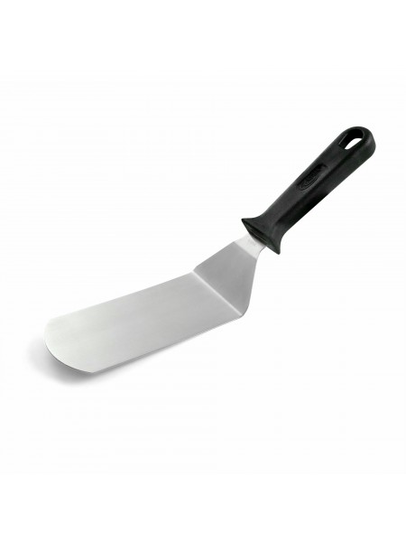 Лопатка кухонная, нержавеющая сталь, рабочая поверхность 15х7,6см, общ. L=32,5 см, пластиковая ручка, Катунь. (15-024957)