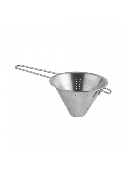 Дуршлаг конусный кухонный, с ручкой, D-16 см, нержавеющая сталь, Катунь. (15-020790)