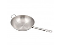 Сковорода Вок, D-34 см, H-10 см, нерж.сталь, Катунь. (15-032829)