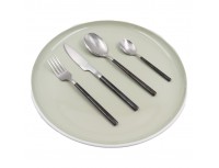 Набор столовых приборов из нержавеющей стали, Моник Блэк, 24 предмета, Катунь. (15-034monikblack)