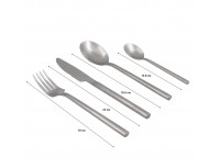 Набор столовых приборов из нержавеющей стали, Моник Сатин, 24 предмета, Катунь. (15-034moniksatin)