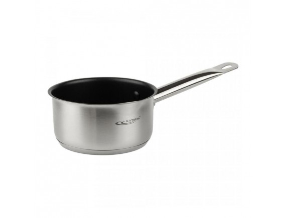 Сотейник 1,5 л, D-16 см, H-8 см, нержавеющая сталь, с антипригарным покрытием, Катунь. (15-035073)