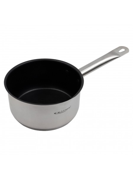 Сотейник 2,1 л, D-18 см, H-9 см, нержавеющая сталь, с антипригарным покрытием, Катунь. (15-035074)