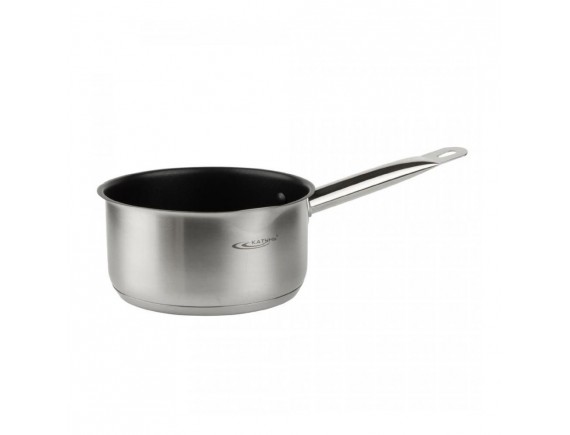 Сотейник 2,1 л, D-18 см, H-9 см, нержавеющая сталь, с антипригарным покрытием, Катунь. (15-035074)