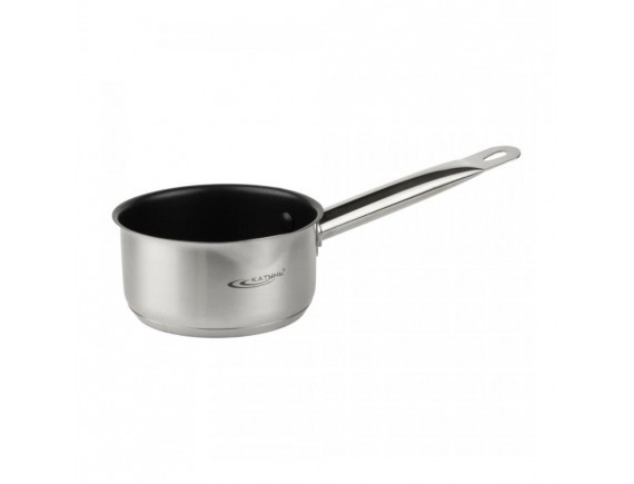 Сотейник 1 л, D-14 см, H-7 см, нержавеющая сталь, с антипригарным покрытием, Катунь. (15-035075)