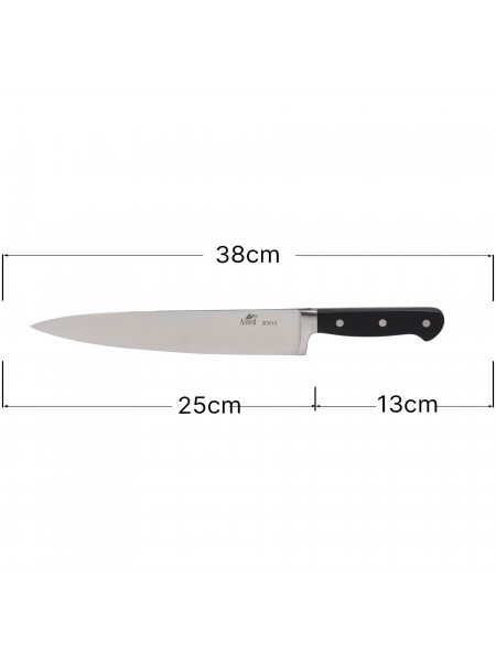 Профессиональный поварской нож, 25 см, ручка пластик, Astell. (15-036893)